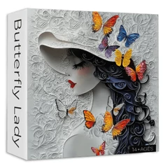Bboldin 1000 db-os puzzle - Butterfly Lady (PT-628)