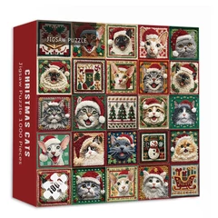 Bboldin 1000 db-os puzzle - Christmas Cats (PT-481)