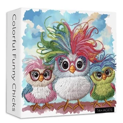Bboldin 1000 db-os puzzle - Colorful Funny Chicks (PT-607)
