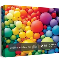 Bboldin 1000 db-os puzzle - Colorful Rainbow Ball (PT-256)