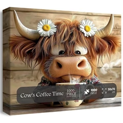 Bboldin 1000 db-os puzzle - Cow's Coffee Time (PT-1017)