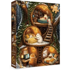Bboldin 1000 db-os puzzle - Cozy Mouse Hut (PT-1250)