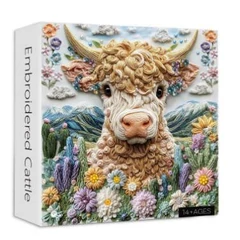 Bboldin 1000 db-os puzzle - Embroidered Cattle (PT-62)