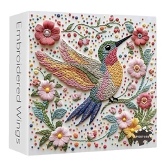 Bboldin 1000 db-os puzzle - Embroidered Wings (PT-929)
