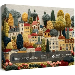 Bboldin 1000 db-os puzzle - Embroidery Village (PT-812)