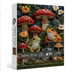 Bboldin 1000 db-os puzzle - Fabric Frogs (PT-385)