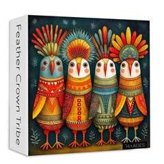 Bboldin 1000 db-os puzzle - Feather Crown Tribe (PT-1244)