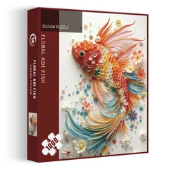 Bboldin 1000 db-os puzzle - Floral Koi Fish (PT-1005)