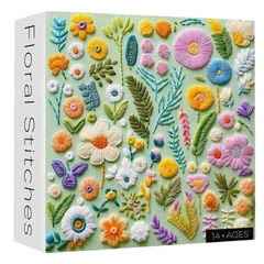Bboldin 1000 db-os puzzle - Floral Stitches (PT-415)