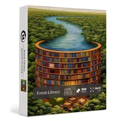 Bboldin 1000 db-os puzzle - Forest Library (PT-352)