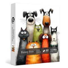 Bboldin 1000 db-os puzzle - Funny Pets (PT-1252)