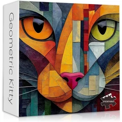 Bboldin 1000 db-os puzzle - Geometric Kitty (PT-1212)