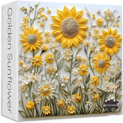 Bboldin 1000 db-os puzzle - Golden Sunflower  (PT-53)
