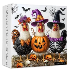 Bboldin 1000 db-os puzzle - Halloween Trickster Chickens (PT-211)