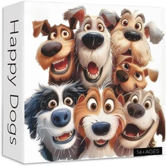 Bboldin 1000 db-os puzzle - Happy Dogs (PT-1011)