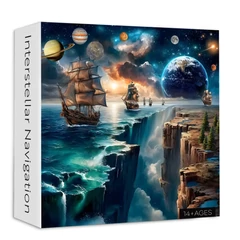 Bboldin 1000 db-os puzzle - Interstellar Navigation (PT-924)