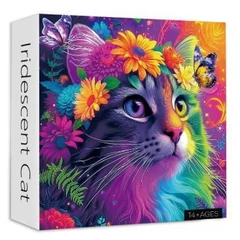 Bboldin 1000 db-os puzzle - Iridescent Cat (PT-309)