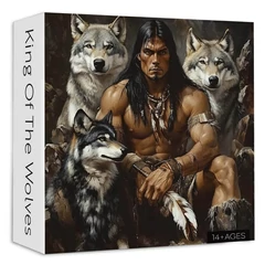 Bboldin 1000 db-os puzzle - King Of The Wolves (PT-1016)