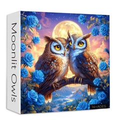 Bboldin 1000 db-os puzzle - Moonlit Owls (PT-161)