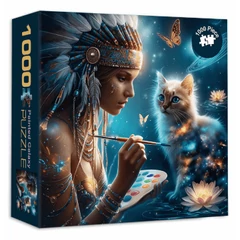 Bboldin 1000 db-os puzzle - Painted Galaxy (PT-1166)