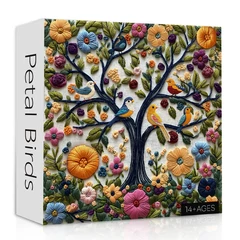 Bboldin 1000 db-os puzzle - Petal Birds (PT-82)