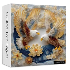 Bboldin 1000 db-os puzzle - Quilled Twin Eagles (PT-1039)