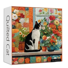 Bboldin 1000 db-os puzzle - 
Quilted Cat (PT-707)