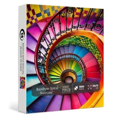 Bboldin 1000 db-os puzzle - Rainbow Spiral Staircase (PT-95)