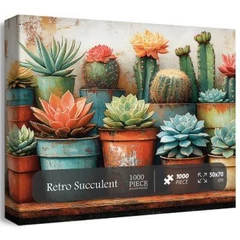 Bboldin 1000 db-os puzzle - Retro Succulent (PT-305)