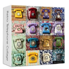 Bboldin 1000 db-os puzzle - Retro Telephone Collage (PT-1209)