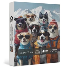 Bboldin 1000 db-os puzzle - Ski Dog Team (PT-326)