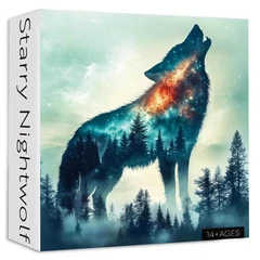 Bboldin 1000 db-os puzzle - Starry Nightwolf (PT-414)