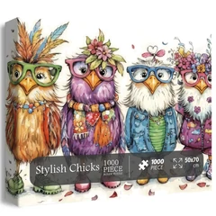 Bboldin 1000 db-os puzzle - Stylish Chicks (PT-399)