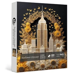 Bboldin 1000 db-os puzzle - Sunflower Cityscape (PT-1035)