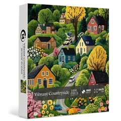 Bboldin 1000 db-os puzzle - Vibrant Countryside (PT-1221)