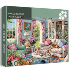 Bboldin 1000 db-os puzzle - Warm Living Room (PT-619)