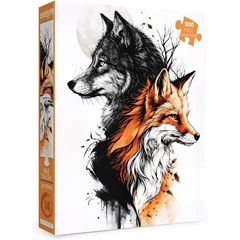 Bboldin 1000 db-os puzzle - Wolf Fox Art (PT-1232)