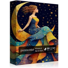 Bboldin 1000 db-os puzzle - Woman of Stars and Moon (PT-1211)