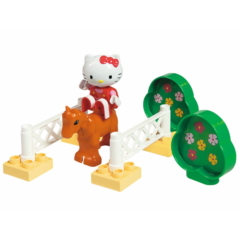 Play Big Bloxx Hello Kitty - Lovaspályán kezdő építőszett