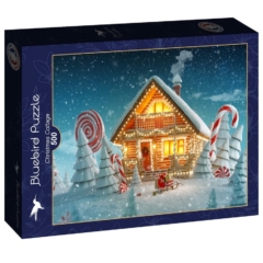 Bluebird 500 db-os puzzle - Christmas Cottage (90130)
