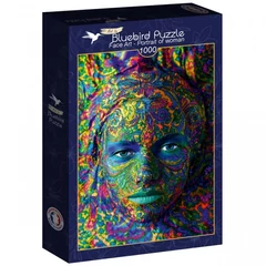 Bluebird 1000 db-os puzzle - Art by Face Art - Portrait of woman (60287)