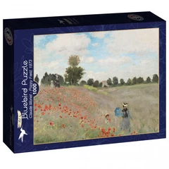 Bluebird 1000 db-os puzzle - Art by Claude Monet - Poppy Field, 1873 (60312)