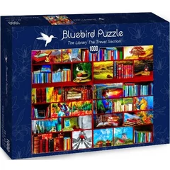 Bluebird 1000 db-os puzzle - The Library The Travel Section (70212)