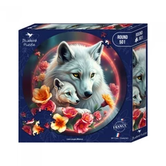 Bluebird 501 db-os kör puzzle - Les Loups Blancs (91149)