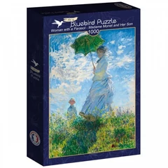 Bluebird 1000 db-os Art by puzzle - Claude Monet - Woman with a Parasol - Madame Monet and Her Son (60236)