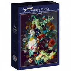Bluebird 1000 db-os Art by puzzle - Jan Van Huysum - Still Life with Flowers and Fruit 1715 (60291)