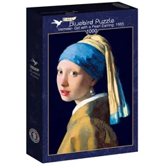 Bluebird 1000 db-os Art by puzzle - Vermeer- Girl with a Pearl Earring 1665 (60259)