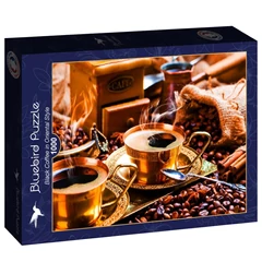 Bluebird 90265 - Black Coffee in Oriental Style - 1000 db-os puzzle
