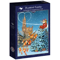 Bluebird 90409 - Cathédrale de Strasbourg á Noel - 1000 db-os puzzle