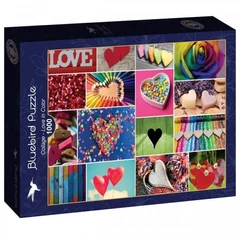 Bluebird 1000 db-os puzzle - Collage - Love in Color (90547)